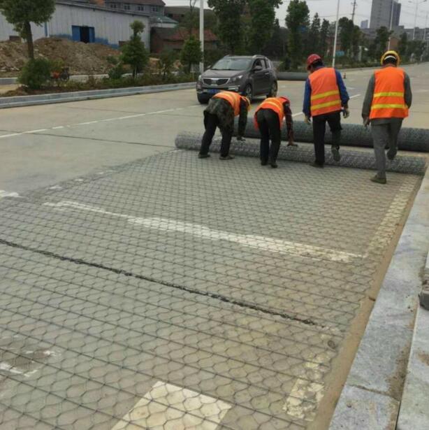 舊路改造路面加筋網